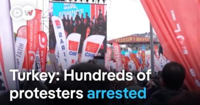 Turkish authorities clamp down on protesters at May First demonstrations in Istanbul | DW News