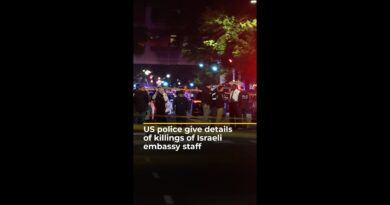 Two Israeli embassy staff shot dead at Jewish museum in Washington DC | AJ #shorts