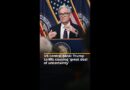US central bank: Trump tariffs causing ‘great deal of uncertainty’ | #ajshorts