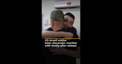 US-Israeli soldier Edan Alexander reunites with family after release | AJ #shorts