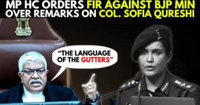 WATCH: Madhya Pradesh HC Orders FIR Against BJP Minister Over Remarks On Col. Sofia Qureshi | Muslim