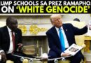 WATCH: Trump Schools SA Prez Ramaphosa On ‘White Genocide’, Calls NBC Journalist “Terrible Reporter”