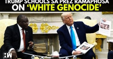 WATCH: Trump Schools SA Prez Ramaphosa On ‘White Genocide’, Calls NBC Journalist “Terrible Reporter”