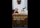 ‘We discussed the world’: US president, emir of Qatar speak in Doha | AJ #shorts