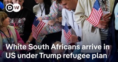 White South Africans granted refugee status by Trump arrive in US | DW News