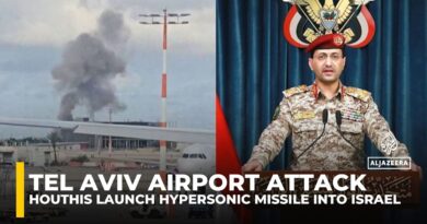 Yemen’s Houthis hit Tel Aviv airport with hypersonic missile; Israel vows response