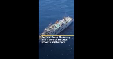 Activist Greta Thunberg and Game of Thrones actor to sail to Gaza | AJ #shorts