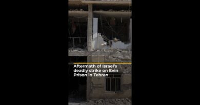 Aftermath of Israel’s deadly attack on Evin Prison in Tehran