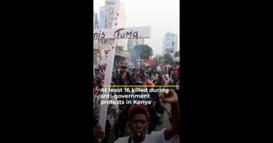 At least 16 killed during anti-government protests in Kenya | AJ #shorts