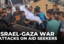 At least 47 Palestinians killed as Israeli forces open fire near Gaza aid sites