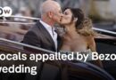 Bezos wedding guests depart to pre-wedding party in Venice amid protests | DW News