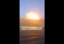 Dashcam captures huge blast in Ashdod in Israel | AJ #shorts