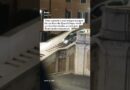 Driver Takes Wrong Turn Down the Spanish Steps in Rome