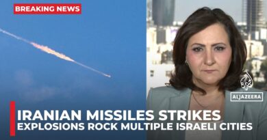 Explosions rock central and northern Israel as Iranian missiles strike four reported locations
