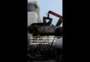 Fires and destruction after Iranian attack in southern Israel | AJ#shorts