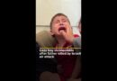 Gaza boy inconsolable after father killed by Israeli air attack | AJ#shorts