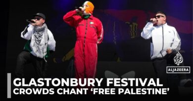 Glastonbury erupts in pro-Palestine chants as artists slam Israel over Gaza war crimes