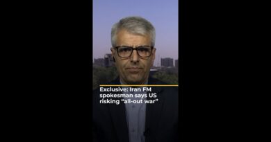 Iran foreign ministry says any American intervention may expand war | AJ #shorts