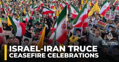 Iranians celebrate ceasefire ‘victory’ over Israel