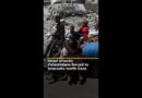 Israel attacks Palestinians forced to evacuate north Gaza | AJ#shorts