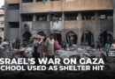 Israel bombards Gaza City’s Yafa school after ordering Palestinians to flee