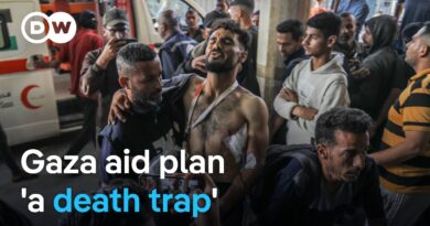 Israel denies troops fired on Palestinians near aid hub | DW News