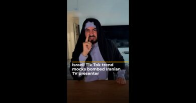 Israeli Tik Tok trend mocks bombed Iranian TV presenter | AJ#shorts
