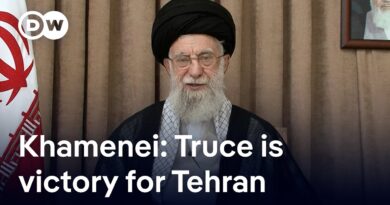 Khamenei sends out recorded statement, Iranians speculate on whereabouts | DW News