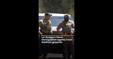 LA Dodgers block immigration agents from stadium ground | AJ #shorts