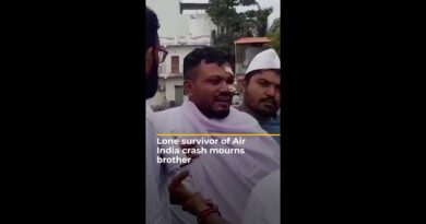 Lone survivor of Air India crash mourns brother | AJ#shorts