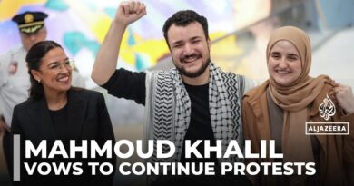 Mahmoud Khalil vows to continue to ‘speak up for Palestine’ after release