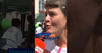 Masked men attack a diversity festival in Eastern Germany | DW News