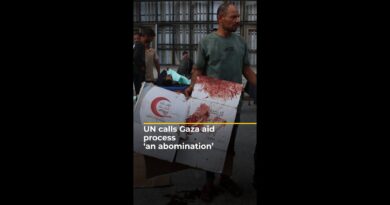 More Gaza aid hub killings as UNWRA chief calls GHF process ‘an abomination’ | AJ#shorts