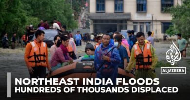 Northeast India floods displace hundreds of thousands as monsoon rages on