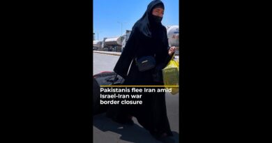 Pakistanis flee Iran amid Israel-Iran war border closure | #ajshorts