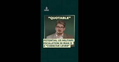 Potential US military escalation in Iran is a “coercive lever”