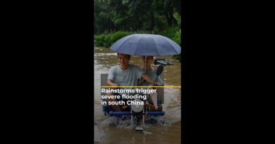 Rainstorms trigger severe flooding in south China | AJ #shorts