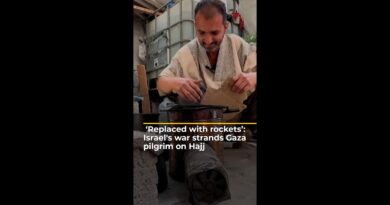 ‘Replaced with rockets’: Israel’s war strands Gaza pilgrim on Hajj | #ajshorts