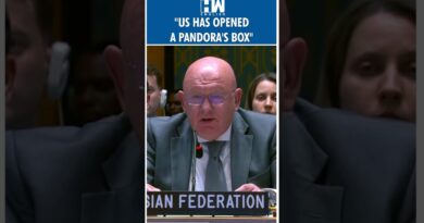 #Shorts | “US Has Opened A Pandora’s Box”: Vassily Nebenzia | Trump Khamenei Netanyahu | Israel Iran