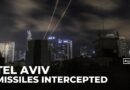 Sirens in Tel Aviv: Israeli air defences intercept missiles from Iran