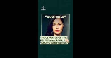 The genocide of the Palestinian people “starts with words”