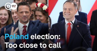 The two rivals contesting Poland’s presidential elections are both claiming victory | DW News