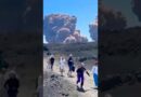 Tourists Flee Mount Etna as Volcano Erupts