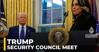 Trump is set to attend a meeting of the National Security Council: AJE correspondent