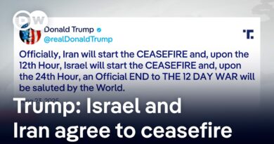 Trump says Israel and Iran have agreed to a ceasefire | DW News