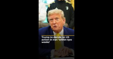 Trump to decide on US action in Iran ‘within two weeks’ | AJ #shorts