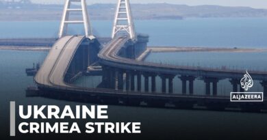 Ukraine strikes Crimea bridge, targeting key supply route for Russian forces