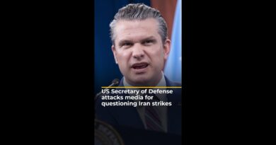 US Secretary of Defense attacks media for questioning Iran strikes | AJ #shorts