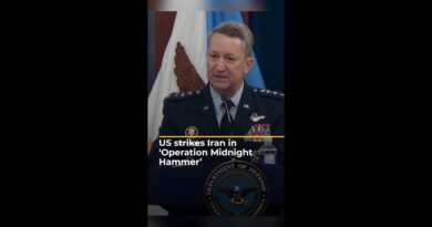 US strikes Iran in ‘Operation Midnight Hammer’  | AJ#shorts