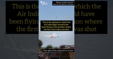 Video from the Same Spot as the Viral Air India Crash Video